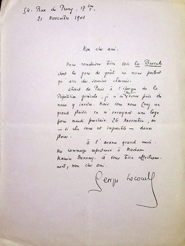 S georges lecomte - l.a.s,