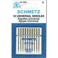 Schmetz, 80/12 10 pack Universal (Regular) Sewing Machine Needles