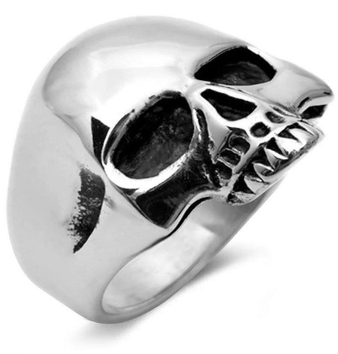 Bague tete mort chevaliere - bague, de