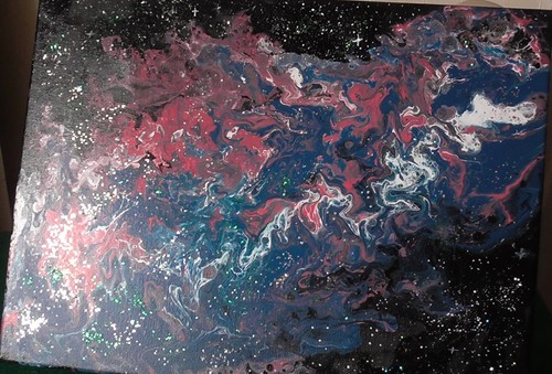Peinture sur toile acrylique - peinture,