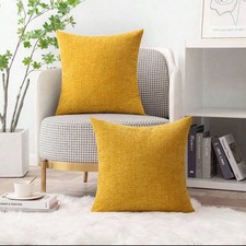 Bouclé Throw Pillow - Yellow