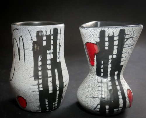 Paire vases vintage 1950 - paire,