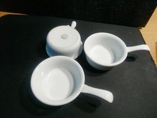 3 Caquelons porcelaine