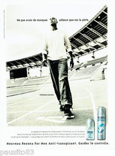ADVERTISING ADVERTISING 016 2000 Rexona for men deodorant Stéphane Diagana