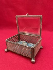 Coffret Ancien en Métal et