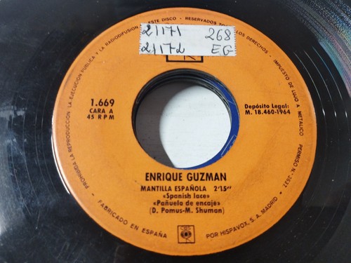 Enrique guzman selle - selle, espagnol