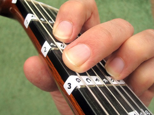 Guitare classique frettes note - frettes,
