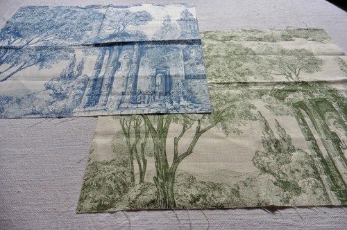 Zoffany lot coupons toile - de,