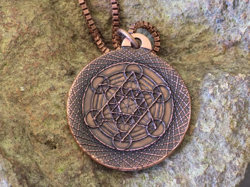 Pendentif cube métatron - pendentif, de