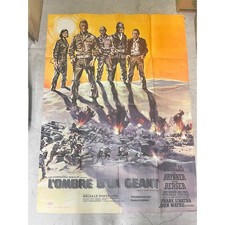 VTG Poster L'OMBRE D'UN GEANT / CAST A GIANT SHADOW KIRK DOUGLAS BRYNNER SINATRA