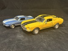Vintage Model Diecast 1968 Shelby GT500KR Carroll Shelby & 1967 GT500 As is