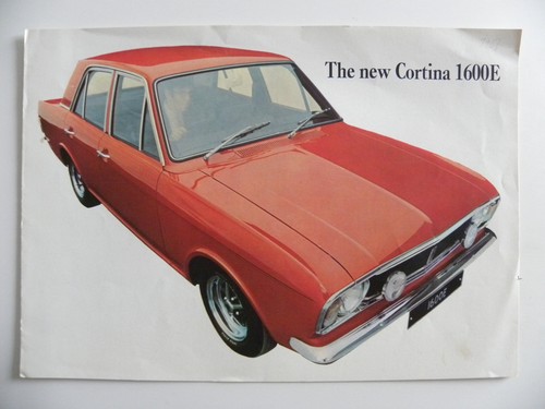 Rare brochure ford - rare, cortina