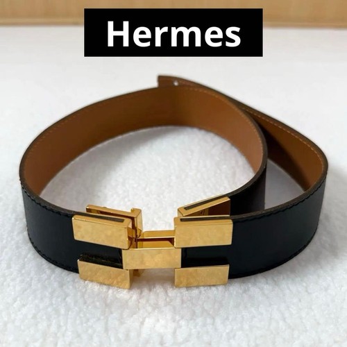 Ceinture cuir hermes boucle - en,