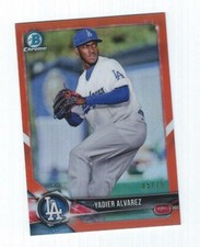 2018 Bowman Chrome COLOR REFRACTOR RC - YOU PICK FROM LIST - Rookie #/d