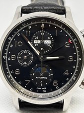 CHRONO MVT VALJOUX 7751 Phases de Lune Finition TOP Vis Acier Garantie 2 Ans