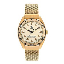 Adidas Édition Mode Deux – Montre Or Avec Maille Milan (AOFH22004)