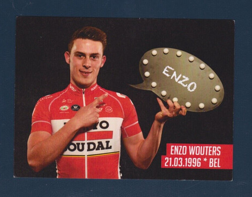 Cyclisme carte cycliste enzo - carte,