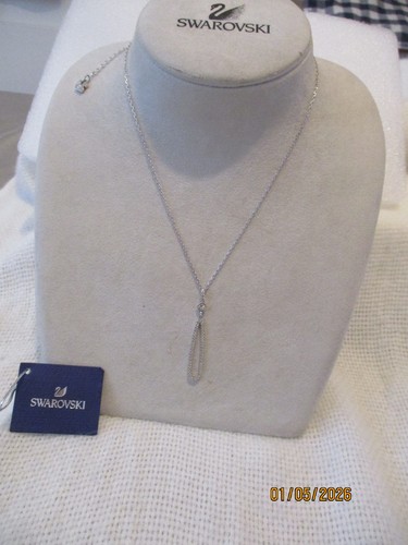 Collier swarovski argenté ras - collier,