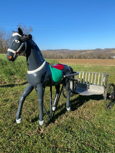 Sulky cheval ancien charrette