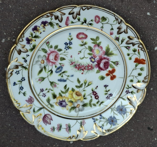 Assiette porcelaine paris xix - assiette,