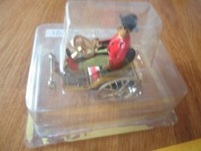 HP PAINTED CANVAS TRICYCLE BICYCLE MECHANICAL TOY MECHANICAL TOY, ATLAS? PAYA ? ANTIQUE STYLE