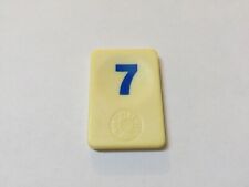 NUMBER 7 RED BLUE ORANGE BLACK RUMMIKUB THE RAM OF FIGURES 1986 MB