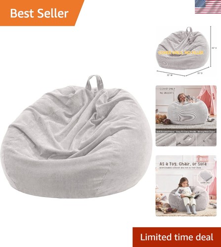 Large 3ft corduroy bean bag - large,