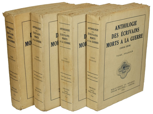 Anthologie des ecrivains morts - anthologie,