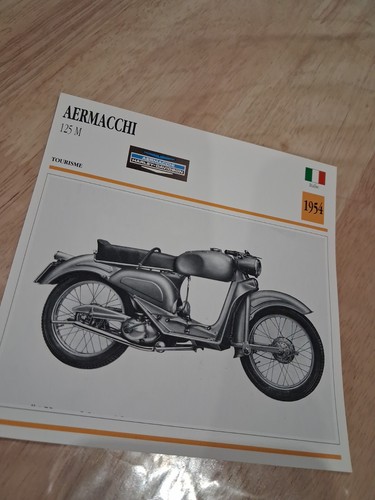 Aermacchi 125 1954 fiche - m,