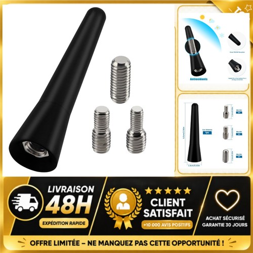 Antenne voiture courte 5cm - antenne, 6.5cm