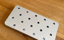 PLAQUE METAL FINITION ALU POUR