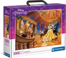 Puzzle 1000 pièces Clementoni Disney La Belle et la Bête – Valise Princess Neuf