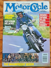 The Classic Motorcycle Magazine October 1991 Tourie Goldie Vee Four Villiers