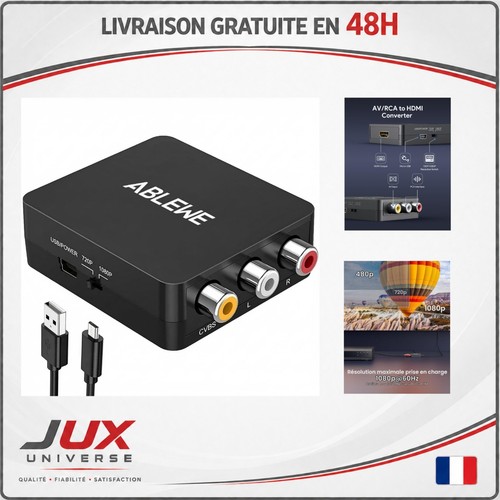 Ablewe adaptateur rca vers - ablewe,