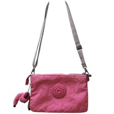 Kipling Shoulder Bag with Sacoche Charm, Good Condition, Authentic Verified