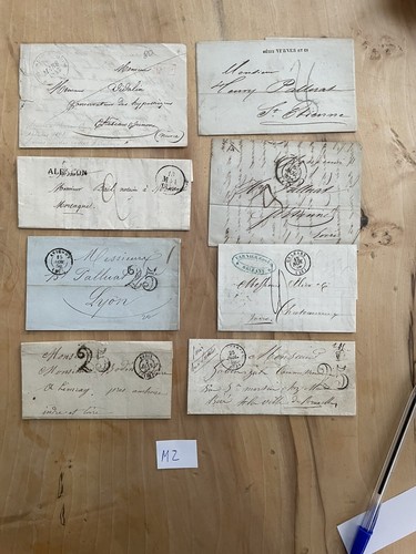 Lot lettres enveloppes - 8,