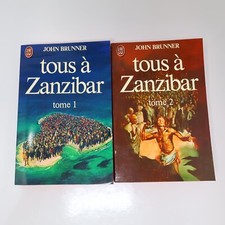 Tous à Zanzibar Lot 2 Livres John Brunner Science-Fiction 1980 Français French