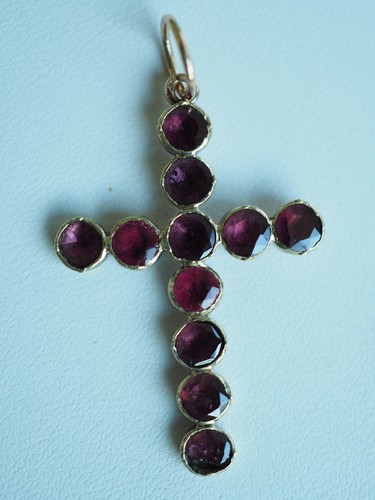 Croix pendentif ancien - pendentif,