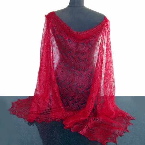 Pashmina tricotée duvet de - pashmina,