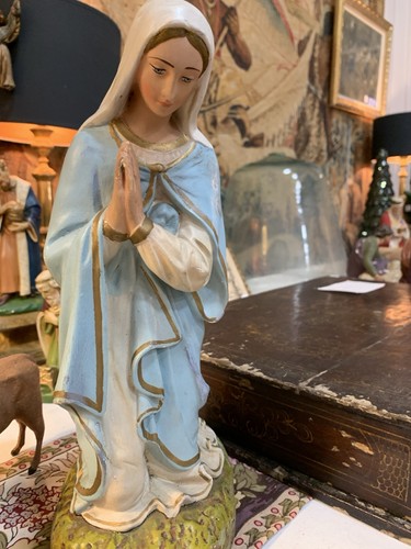 Grande vierge crèche en - vierge, de