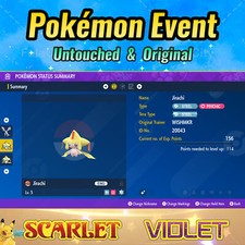 ✨Shiny Jirachi ✨Event WISHMAKER? Pokémon Scarlet & Violet ? UNTOUCHED