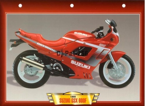 Fiche moto suzuki gsx f - suzuki, 600