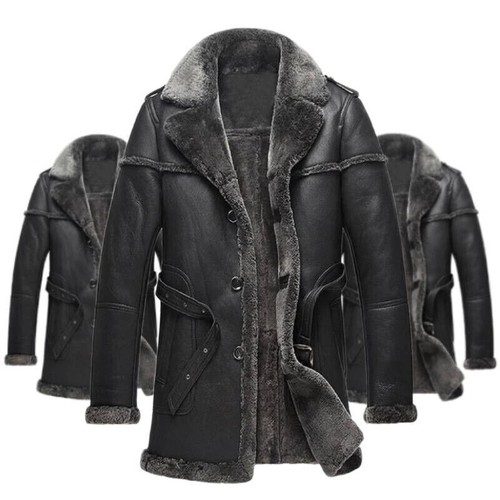 Manteau homme cuir agneau raf - manteau,