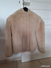 Veste manteau court fausse