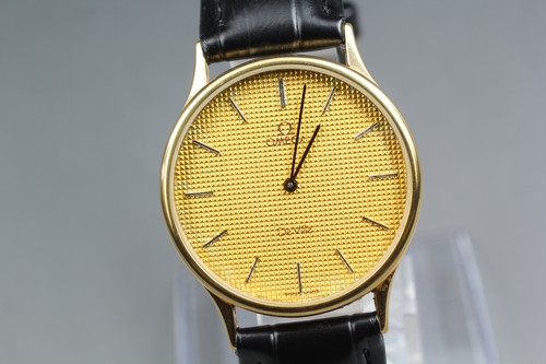 1980 omega ville gold dial - 1980,