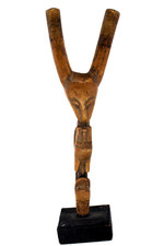 Art Africain - Ancien lance Pierre BAOULÉ - LP141 - Fronde Slingshot POTOMO WAKA