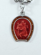 PORTE-CLES - Saint-Christophe, Métal Émaillé - Joseph RAYMOND Graveur 1960s -