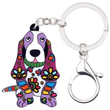 Porte-clés en acrylique Motif