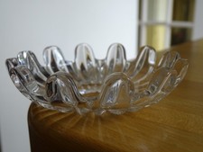 BACCARAT  1 ANCIENNE BOBECHE POUR LUSTRE BOUGEOIR  CRISTAL MOULER SIGNER