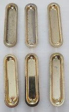  Lot de 6 poignées encastrées  fini cuivre pour porte coulissante 4 po